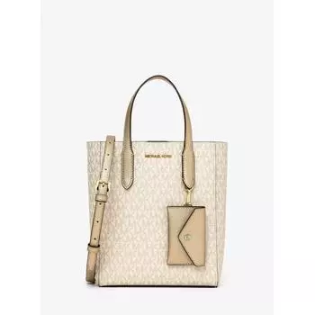 Michael Kors Vincent Crossbody With Card Case Small 35f4g2vt1m705 Pale Gold F