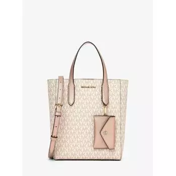Michael Kors Vincent Crossbody With Card Case Small 35f4g2vt1m622 Rose Gold F