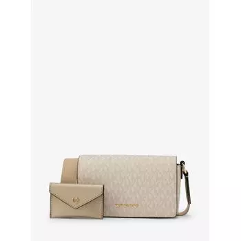 Michael Kors Vincent Crossbody With Card Case Small 35f4g2vc5v705 Pale Gold F