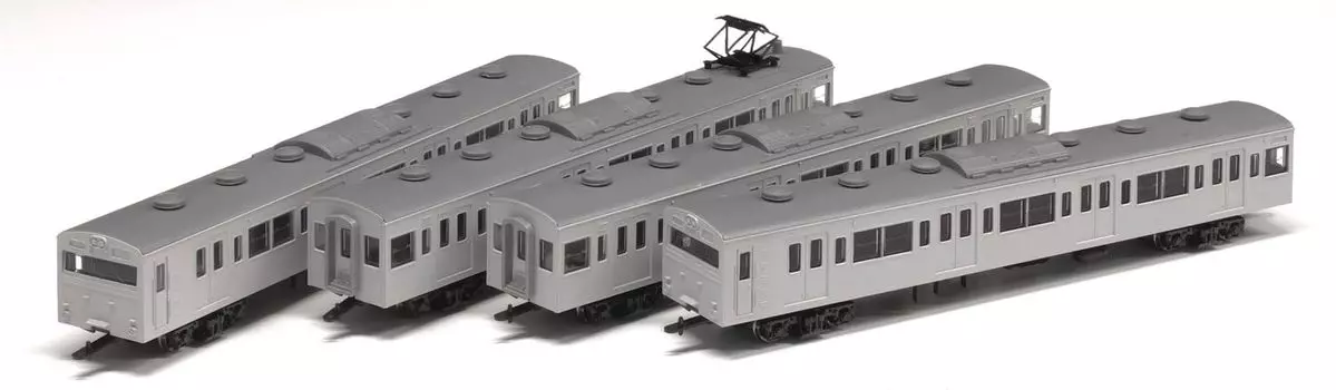 Micro Ace 103 series новый автомобиль с высокой кабиной набор пластиковая модель 1/80 (Шкала HO) с кондиционером (автомобиль УВД) 4-вагонный HK-2-001 серый