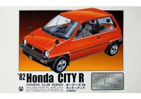 Micro Ace Club Honda City R Plastic model Molding color 1/24 (Owners 24) No.13 82 (1982 model)