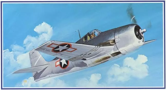 Micro Ace Great War Aircraft Series US Navy Grumman Hellcat Plastic Model 1/48 No.9 F6F-3