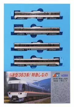 Micro Ace N Gauge 383 Series Limited Express Shinano Set A2964 Железнодорожная модель поезда 4-вагонный
