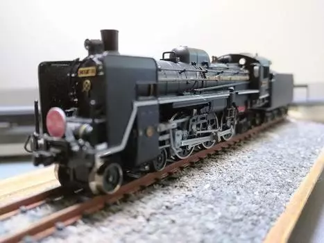 Micro Ace N Gauge 3rd Model A9902 Railway Model Steam Locomotive C57-180 чёрный