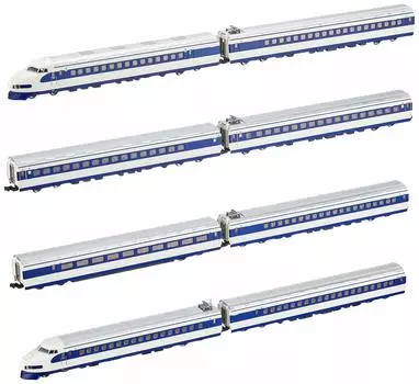 Micro Ace N Gauge JNR Shinkansen 0 Series Train Blue Set A9660 Железнодорожная модель поезда 0/1000 (с ремнем) 8-Автомобиль синий