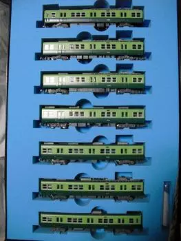 Micro Ace N Gauge Keihan 2200 Series Early Updated Car Old Paint Set A3960 Railway Model Train 7-Car
