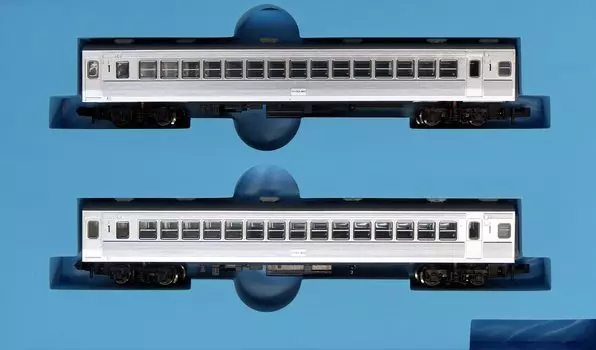 Micro Ace N Gauge Salo Salo Set A0882 Железнодорожная модель поезда 153-901 + 153-902 2-вагонный серебряный