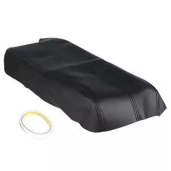 Micro Fiber Leather Center Console Lid Armrest Cover Black Fits For 07 08 09 10 11 12 Acura RDX