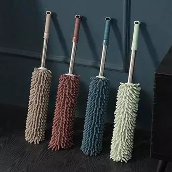 Microfiber Soft Duster Brush Dust Cleaner Can Not Lose Hair Static Anti Dusting Brush Home Air-condition Car Furnitures Cleaning темно-синий