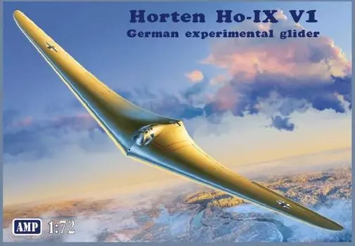 Micromil German Air Force Horten V1 Glider Plastic Model 1/72 Ho-9 MKRAMP72-007