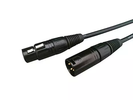 Microphone extension cord black (30m)