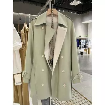 Mid Length Long Length Casual Spring & Fall Super Nice Trench Coat Outwear