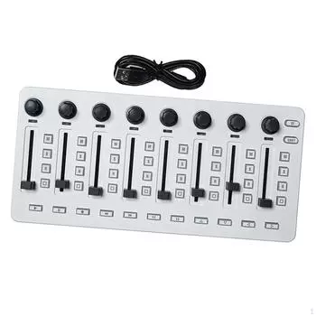 MIDI-контроллер USB 8, назначаемый привод управления, профессиональный, ручки, простой в использовании