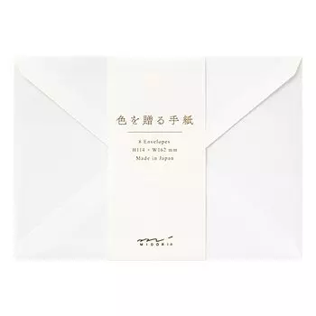 Midori Envelope Western 2 Color Gift White 20568006 белый