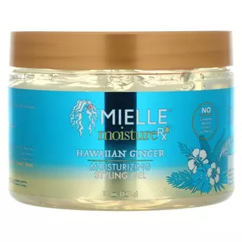 Mielle, Moisture RX, увлажняющий гель для укладки волос, гавайский имбирь, 340 г (12 унций)
