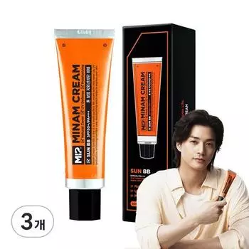 MIF Minam Cream Sun BB Men s BB Cream SPF50+ PA+++ 50мл, 3 шт., лучшая мужская косметика Кореи