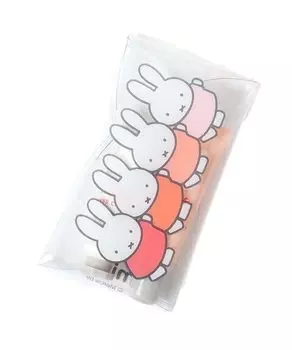 Miffy маленький подарок Сладкий фруктовый аромат крема и бальзама для губ подарок Multi-case (ручная упаковка) белый