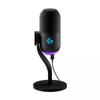 Микрофон Logitech G Gaming YETI GX Динамический микрофон Потоковая передача Суперкардиоидный шумоподавление Совместимость с RGB LIGHTSYNC USB BLUE ПК MAC