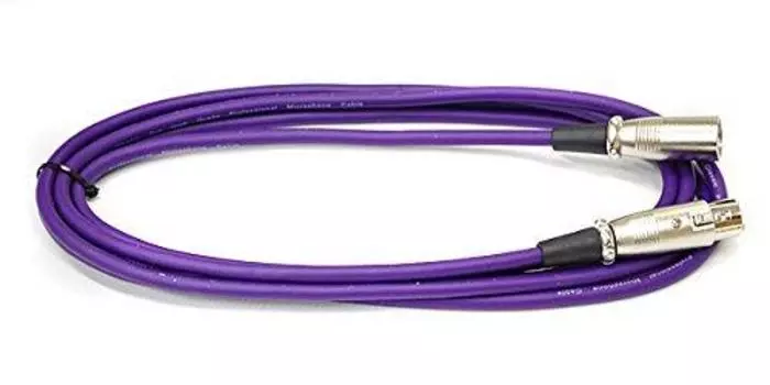 Микрофонный кабель ClassicPro 1 м XLR-XLR (фиолетовый) (мужской) (женский пол)