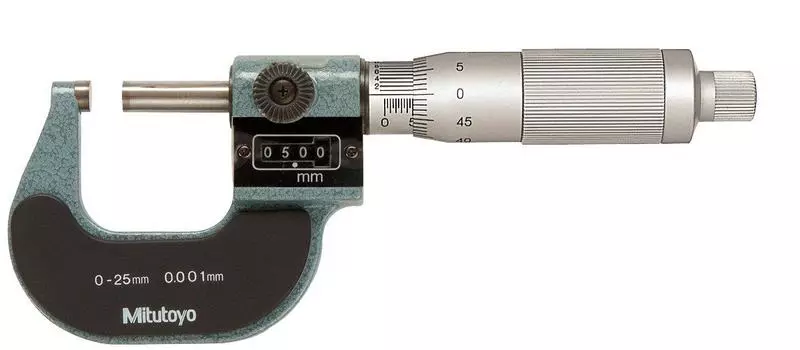 Микрометр счетный Mitutoyo 193-112 M820-50 серебряный