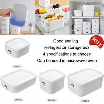 Микроволновая печь Bento Lunch Box Пикник Еда Контейнер для фруктов Ящик для хранения для детей и взрослых белый