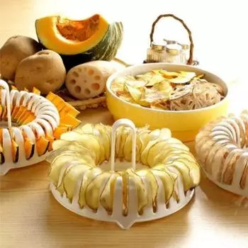 Микроволновая печь, машина для обезжиривания картофельных чипсов, яблочные фрукты, картофельные чипсы, нарезка для чипсов, машина для закусок, набор «сделай сам», поднос, кухонный инструмент, подставка для чипсов 1PCS