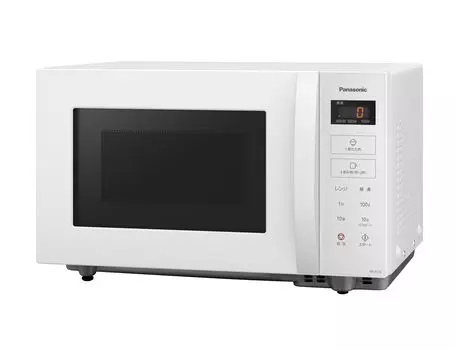 Микроволновая печь Panasonic с одной функцией, плоский стол 22 л, новая жизнь, скорость, подогрев, без герц, белый NE-FL1C-W