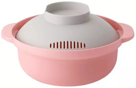 Микроволновая печь Recopo Pink, сделано в Японии. В комплект входит рецепт на одну персону. Маленькая и легкая микроволновая печь. Микроволновая печь. Паста Рамен и NE Rakuchin! розовый