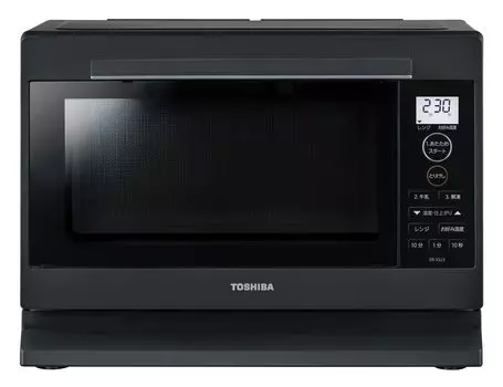 Микроволновая печь TOSHIBA Single Function, черная, 23 л, плоский стол, подогрев, высокоточный инфракрасный датчик, простота в эксплуатации, новая жизнь, для одного человека, для двух человек