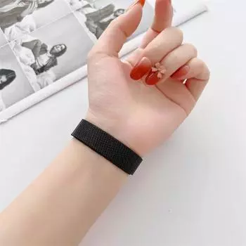 Milanese Loop для Xiaomi Smart Miband 8 ремешок спортивный браслет miband8 смарт-часы сменный браслет для Mi Band 8 аксессуары Mi band 8 серебряный
