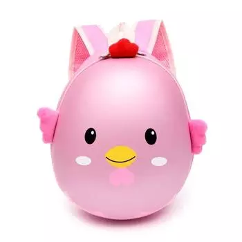 Милая 3D сумка в виде скорлупы куриного яйца для мальчиков и девочек, детский рюкзак, школьные сумки для детского сада, детские рюкзаки для дошкольников синий