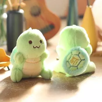 Милая милая маленькая черепашка кулон плюшевая игрушка кукла школьный портфель подвесное украшение брелок кукла кукла 13Cm