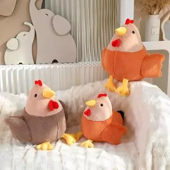 Милая плюшевая кукла-симулятор цыпленка, игрушка-кукла в виде петуха, детский познавательный реквизит, реалистичные животные, симулятор, мягкая игрушка Kawaii, подарок 11cm-30cm