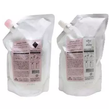Milbon Gemile Fran Shampoo Diamond D 1000ml Treatment Silky Shiny 1000g Refill Set +