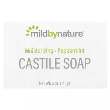 Mild By Nature, Кастильское мыло, перечная мята, 5 унций (141 г)