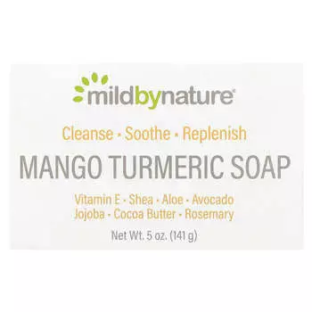 Mild By Nature, мыло с манго и куркумой, 5 унций (141 г)