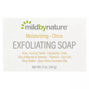 Mild By Nature, отшелушивающее мыло, цитрусовое, 5 унций (141 г)