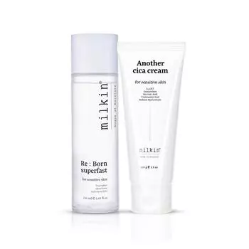 Milkin Subuji Solution - R Skin 150ml + A Cream 100g acnes Relief Functional Cosmetic