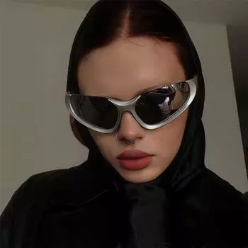 Millennium Futuristic Punk Sunglasses Male Y2K Hottie Super Cool Street Shot Sunglasses Male Trendy Cycling Glasses