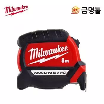 Milwaukee 48 22 0608 магнитная рулетка 8мх27мм двухсторонняя печать магнитный крючок магнитная рулетка