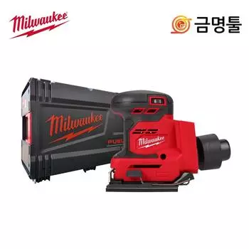 Milwaukee M18 BQSS 0X0 Перезаряжаемая квадратная шлифовальная машина, основной блок 18 В, двигатель BL, 6 скоростей, орбитальная шлифовальная машина