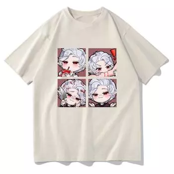 Милые футболки Kawaii Goose Astarion, унисекс, эстетический Harajuku, забавная футболка Goostarion, унисекс, уличная одежда, повседневные винтажные хлопковые футболки 2XL