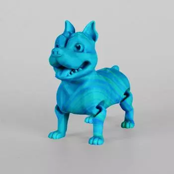 Милые игрушки в форме животных, напечатанные на 3D-принтере, с подвижными суставами One Size
