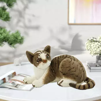 Милые кошки плюшевые куклы кошки игрушки для домашних животных украшение дома реалистичная подушка для автомобиля