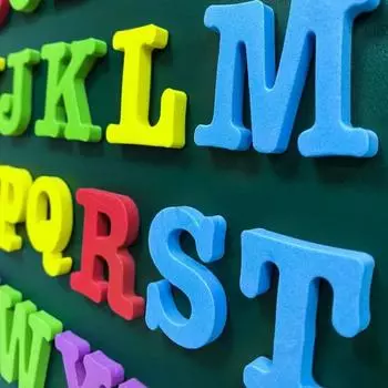 Милые магниты на холодильник наклейки для детей детские буквы цифры символы холодильник раннее образование красочные магнитные наклейки