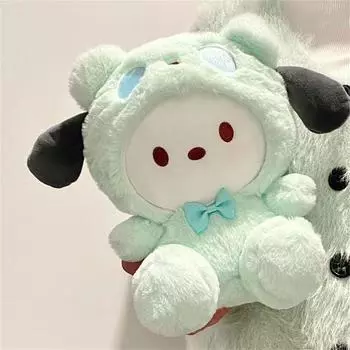 Милые плюшевые игрушки, плюшевые куклы, украшения для рабочего стола, сюрпризы для детей One Size зелёный