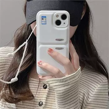 Милый 3d чехол-браслет с изображением холодильника и сердца для Iphone 13 12 11 Pro Xs Max X Xr, креативная цепочка, противоударный мягкий чехол For iPhone 12Pro