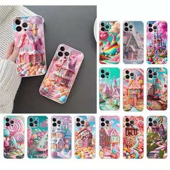 Милый чехол для телефона Candyland для iPhone 15 14 Pro Max 13 12 11 Pro Max XSMax XR 12 13 mini 14 Plus iphone 15Plus