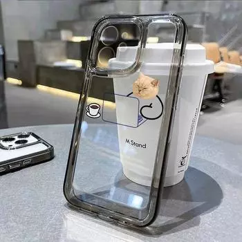Милый чехол для телефона iPhone 14 Pro Max, чехол для iPhone 15 11 12 13 Pro Max 7 8 Plus XR X XS SE 2020, противоударная силиконовая задняя крышка 7 8 SE 2020 SE 2022