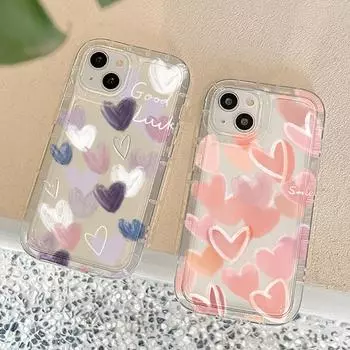 Милый чехол с сердечком для телефона Iphone 11, чехол для Iphone 14 12 11 13 Pro Max Xr Xs Max 6 6s 7 8 Plus Se 2020, мягкий силиконовый чехол For iPhone 6P 6SP